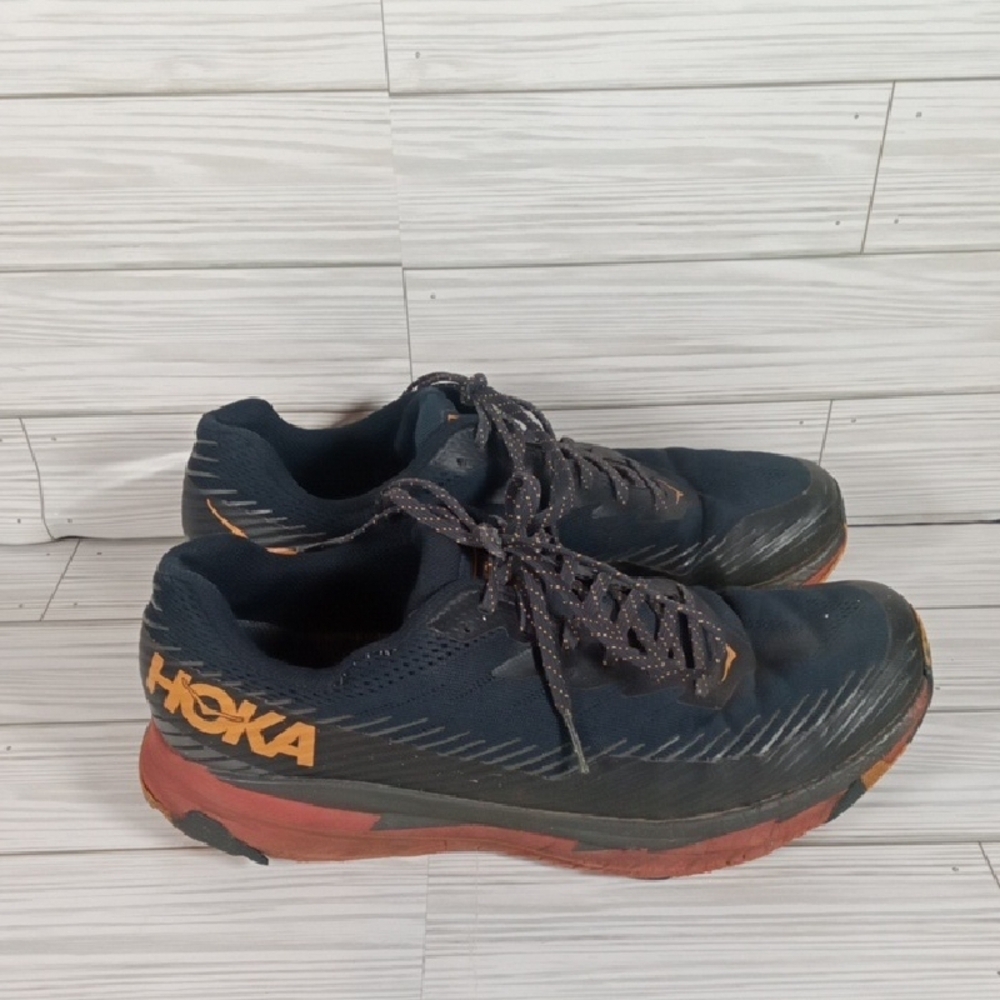 Hoka Blue One One Torrent Running Sneakers Outdoor Mens Size 10 (Fair)